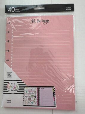 NIP The Happy Planner Classic Refill Note Pages